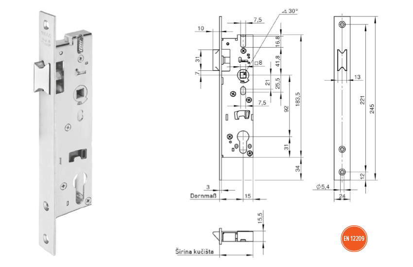 Wilka 138F dimenzije