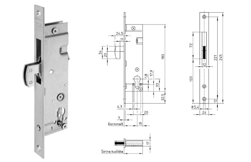 Wilka 1436 dimenzije