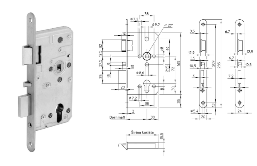 Wilka 5495 dimenzije