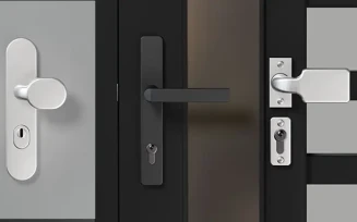 Kljuke in ščiti za vrata